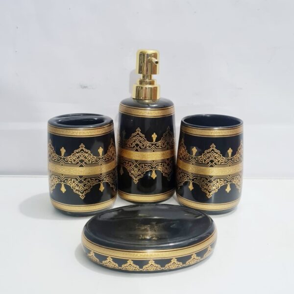 4-Piece Ceramic Bathroom Set