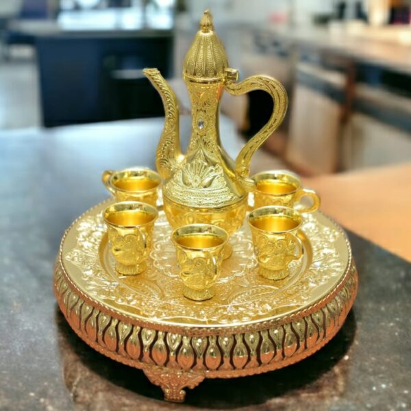 Vintage Turkish Tea Set/Qehwa Set