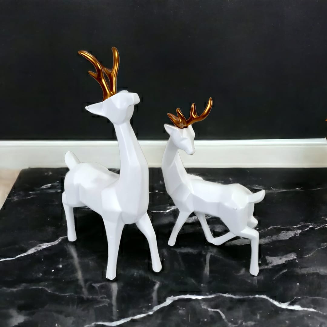 Resin Deer Sculpture Set