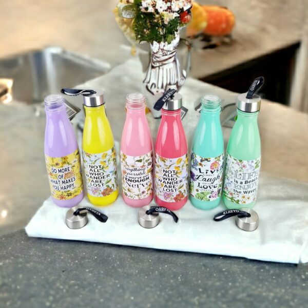 Glass Bottles on table