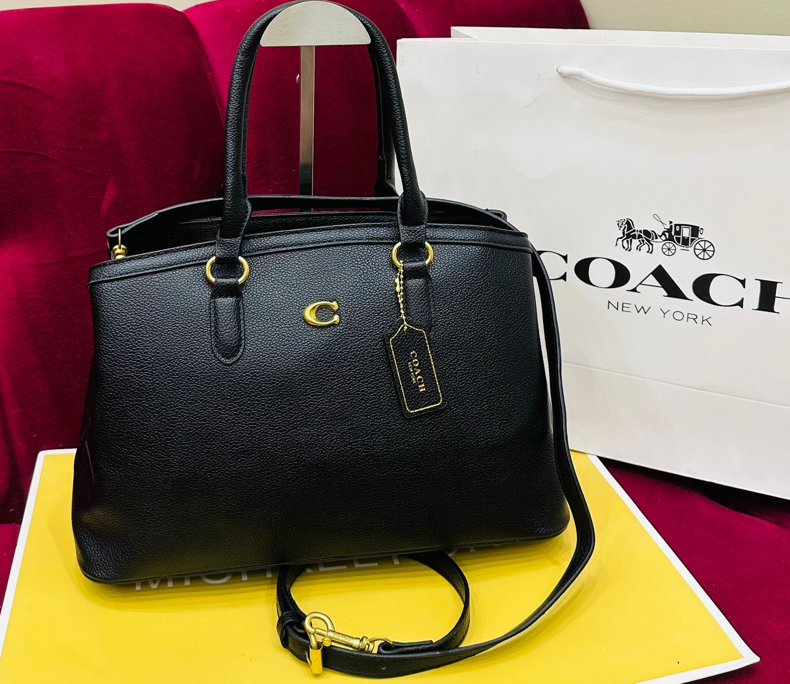 Faux Leather Ladies Handbag